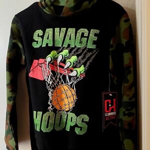 BOYS SAVAGE HOOPS 2pc JOGGER, sz 8  $13  NEW, GLENN HEIGHTS TX PPU OR SHIPPING